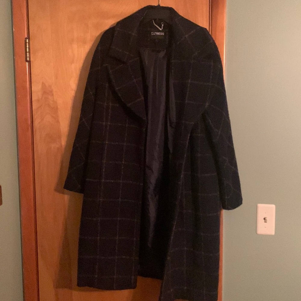 MIDI length dress coat from Express